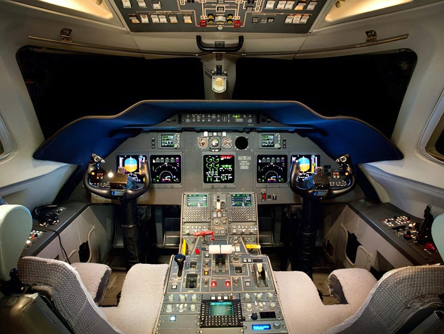 2000 Gulfstream G200: Flight deck – Collins Pro Line 4, three FMS