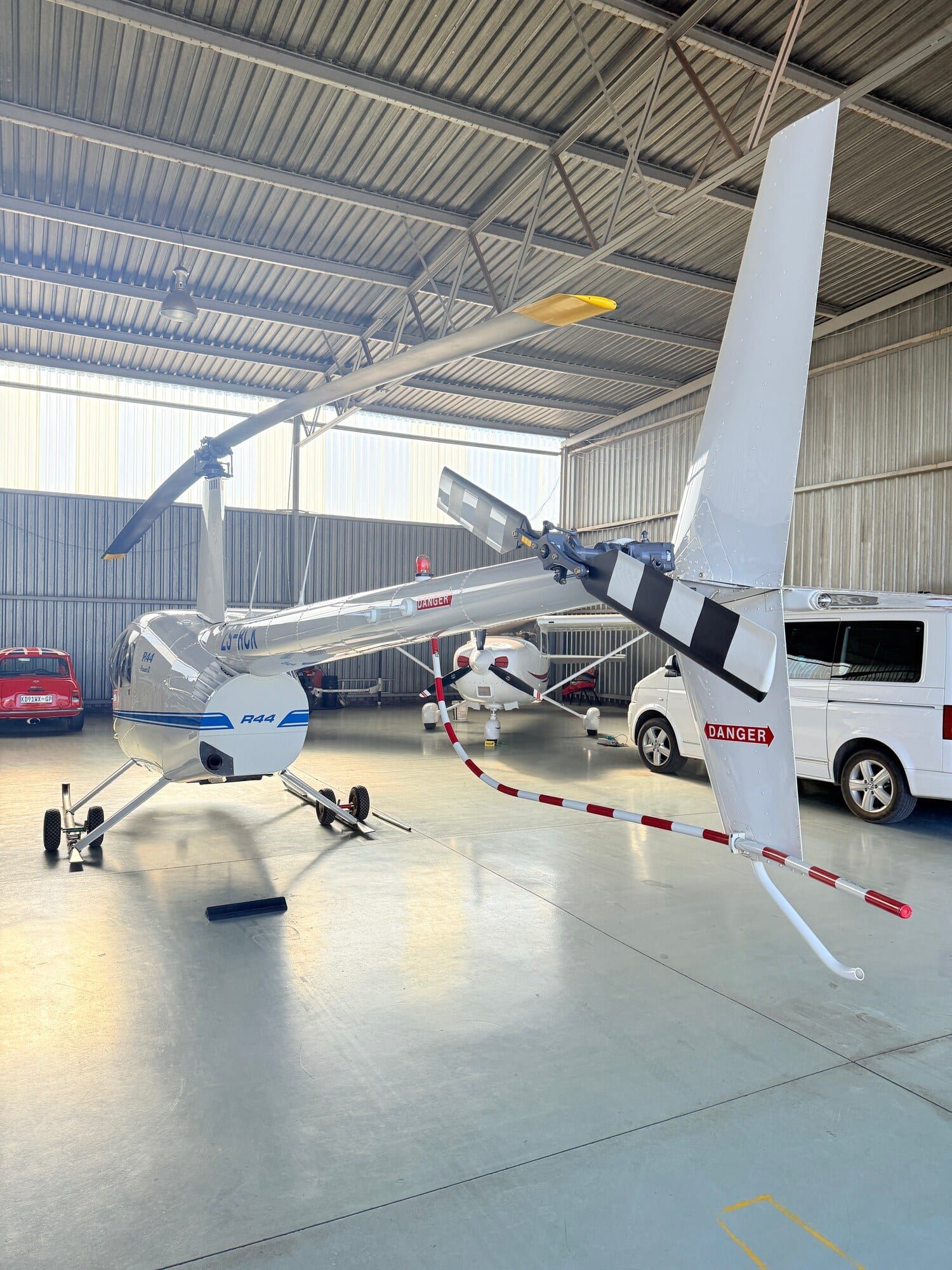 2010 Robinson R44 Raven II: Rear quarter